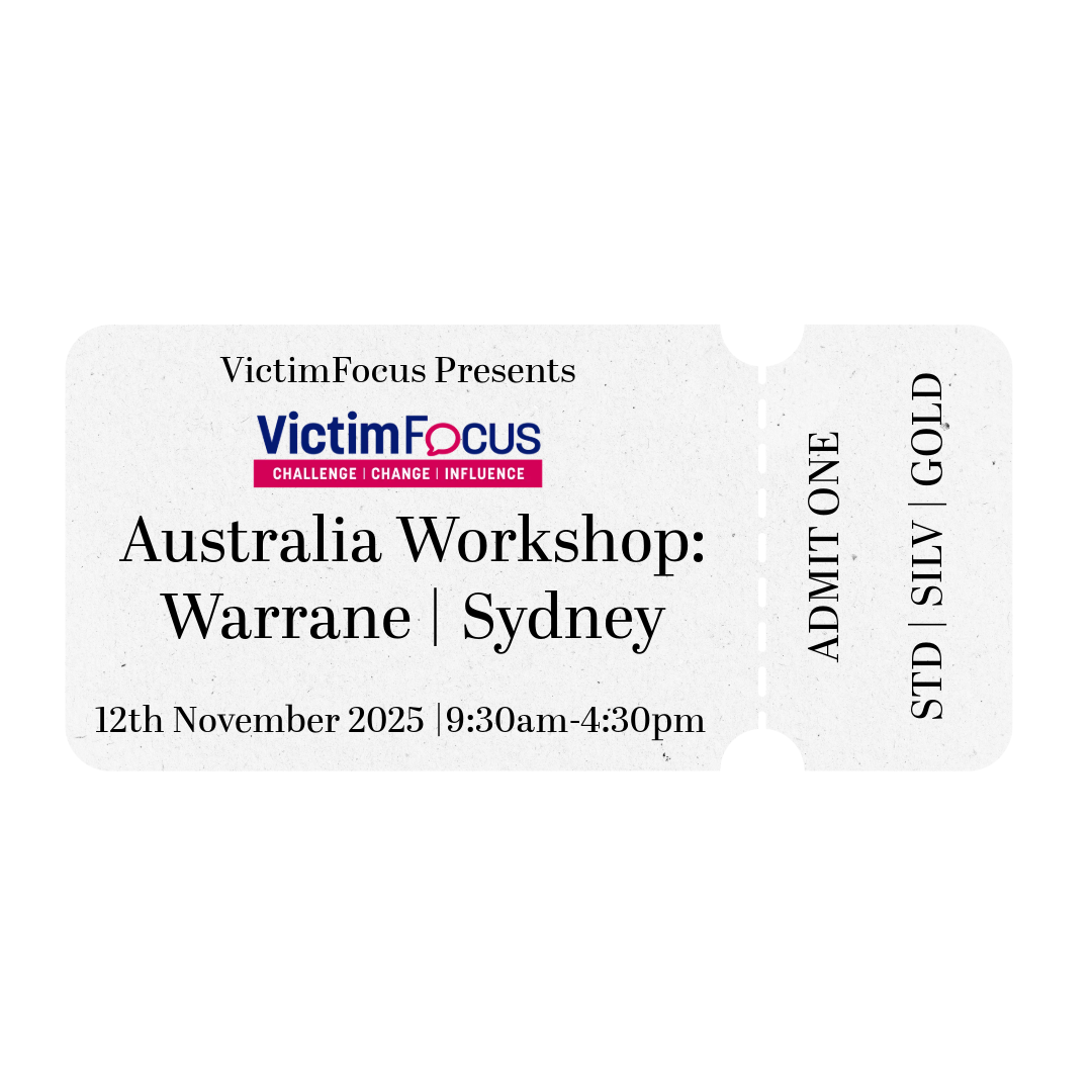 REMAINING TICKETS FINAL SALE: Addressing VAWG & Family Violence Through Psychology, Politics, and Policing - Australia!