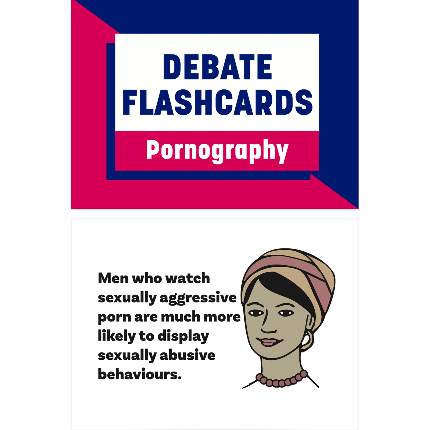 Debate Flashcards: Pornography - Digital Flashcards and Resource