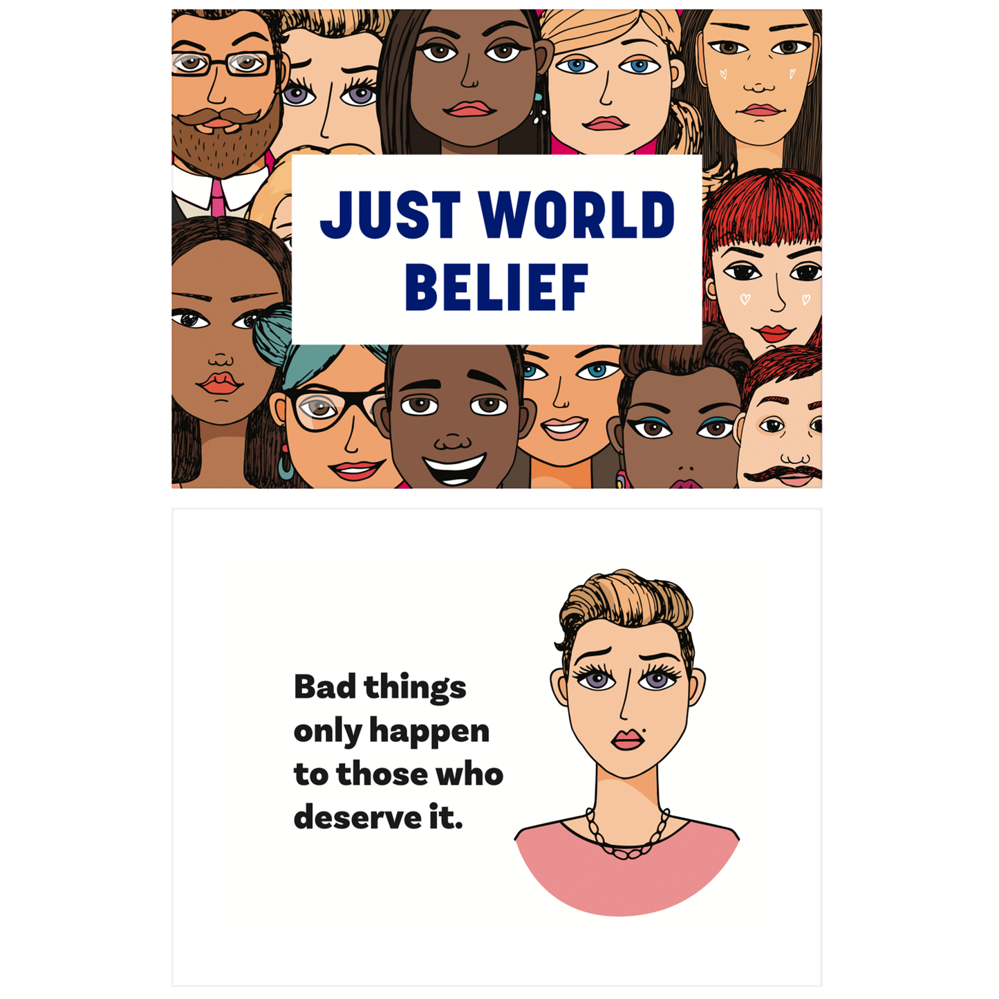 Just World Belief - Digital Flashcards and Resource