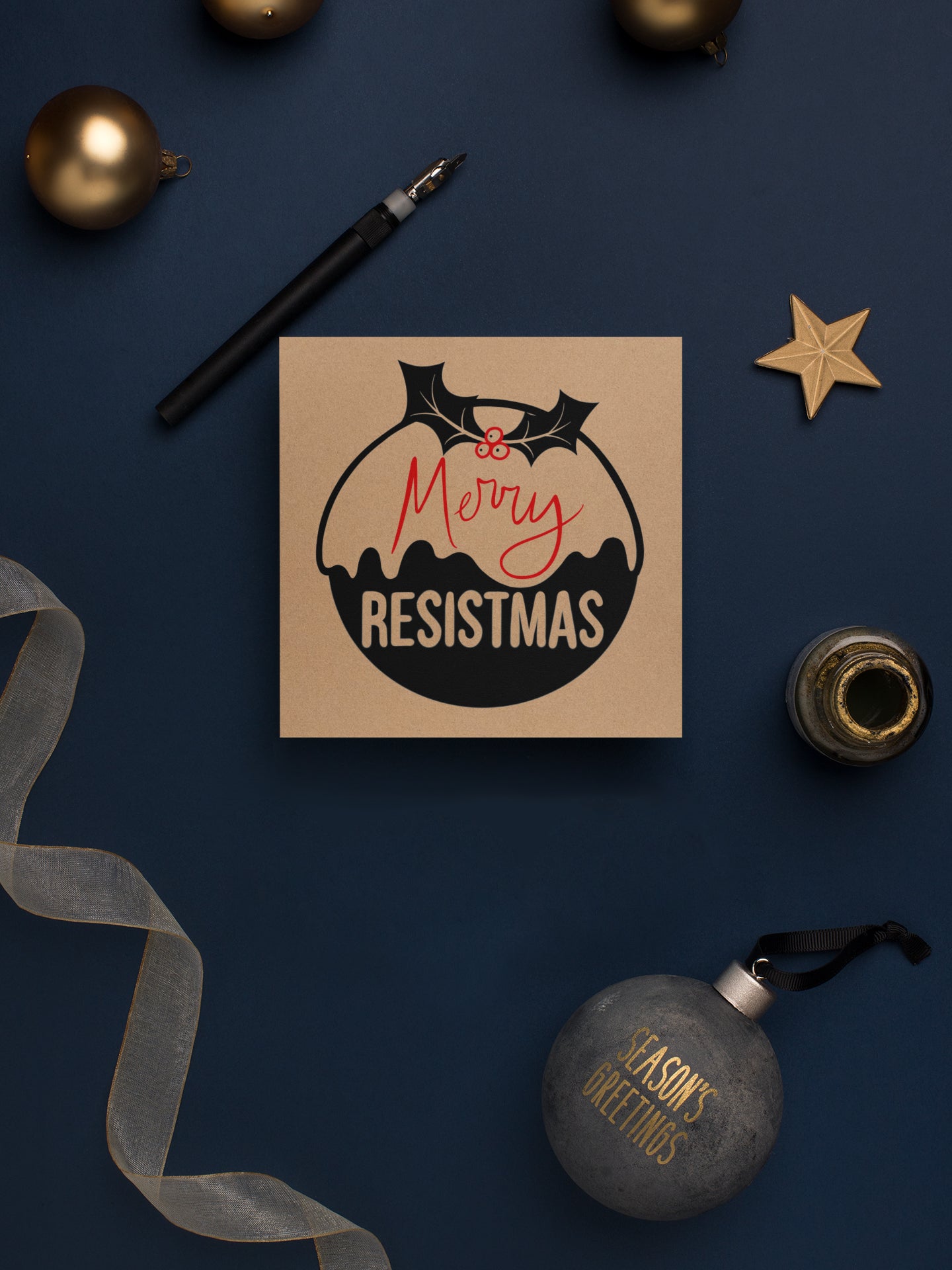 Limited Edition Feminist Christmas Cards - 16 Pack