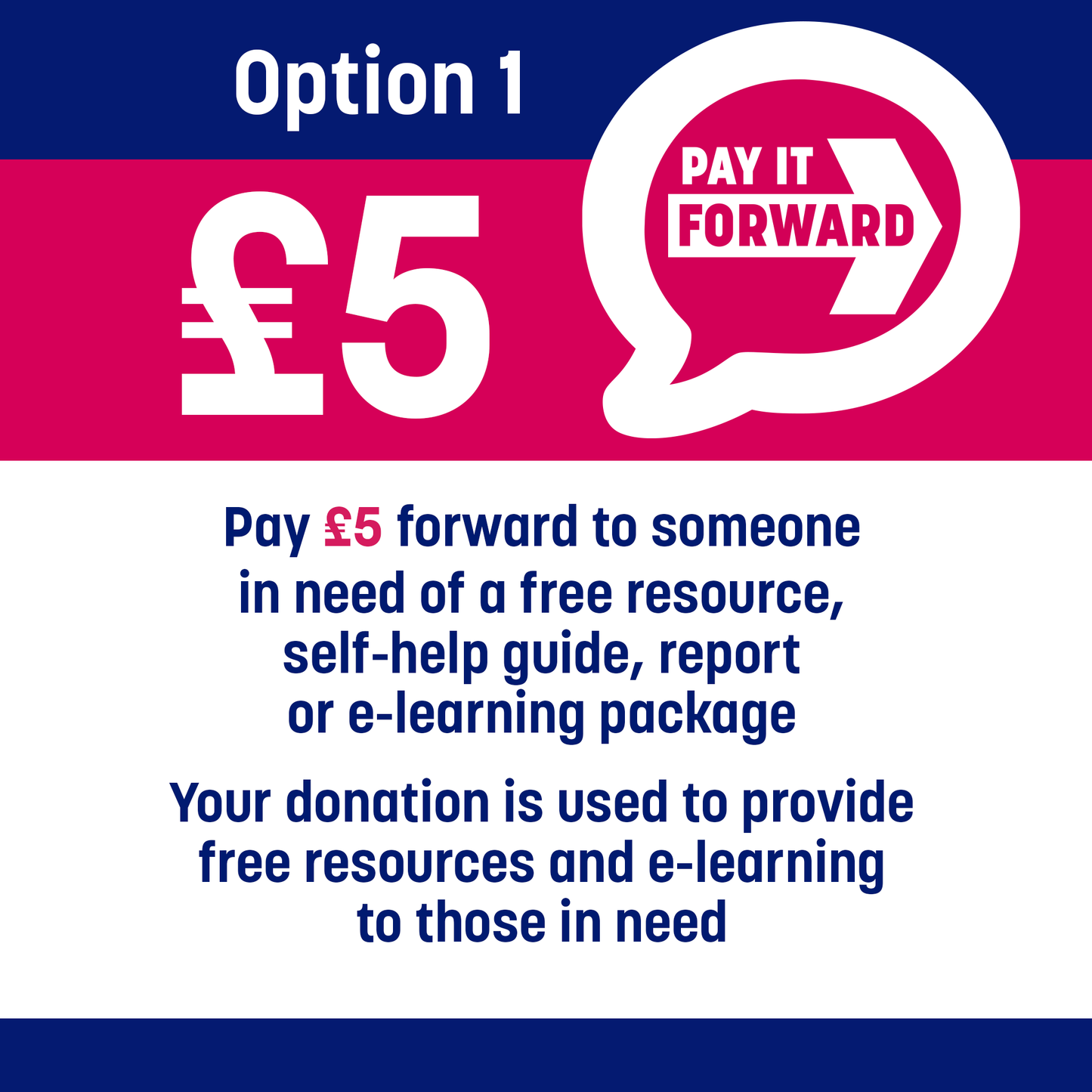 VictimFocus Pay it Forward Option 1