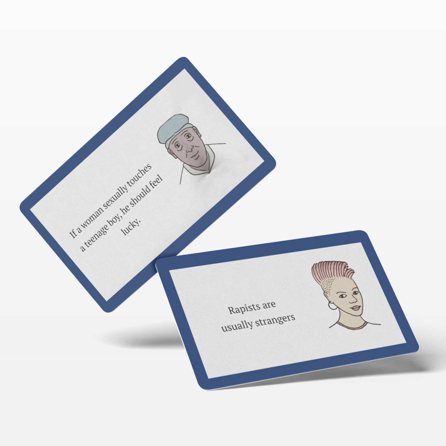 Rape Myth Debate Flashcards and Resource
