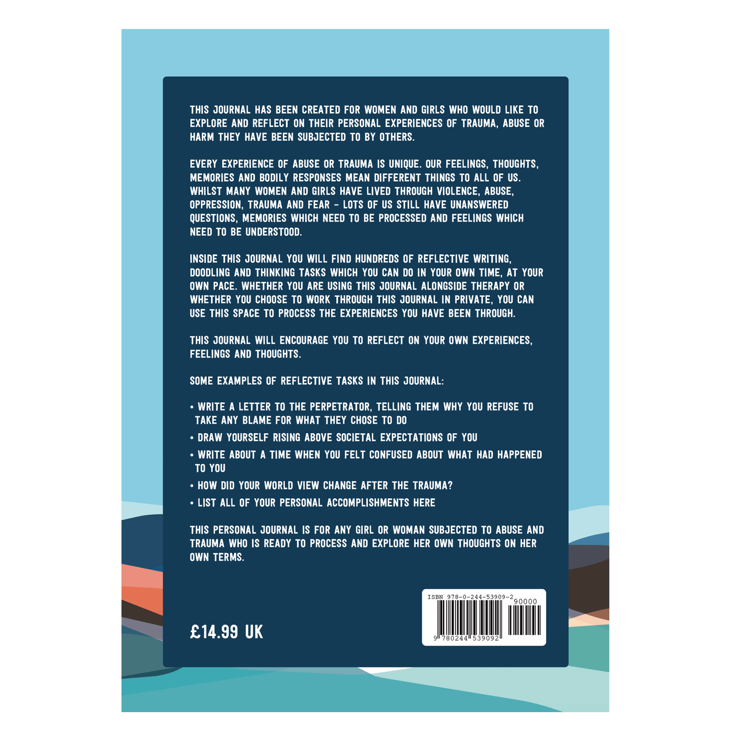 SIGNED & personalised: Woman in Progress: The Reflective Journal for Women and Girls Subjected to Abuse and Trauma