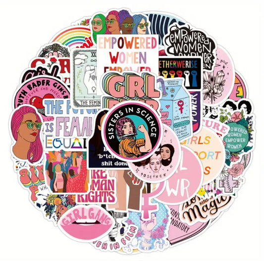 Feminist & Empowerment Sticker Pack