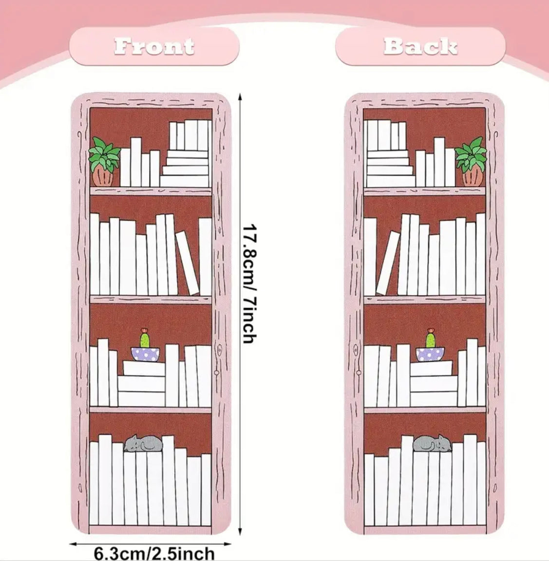 Customisable Book Tracker Bookmark