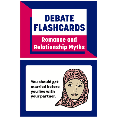 Debate Flashcards: Romance and Relationship Myths - Digital Flashcards and Resource