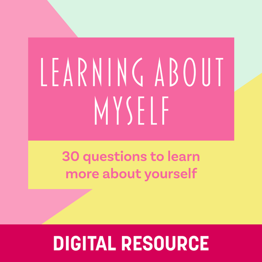 Learning About Myself: 30 questions to learn more about yourself - Digital Flashcards